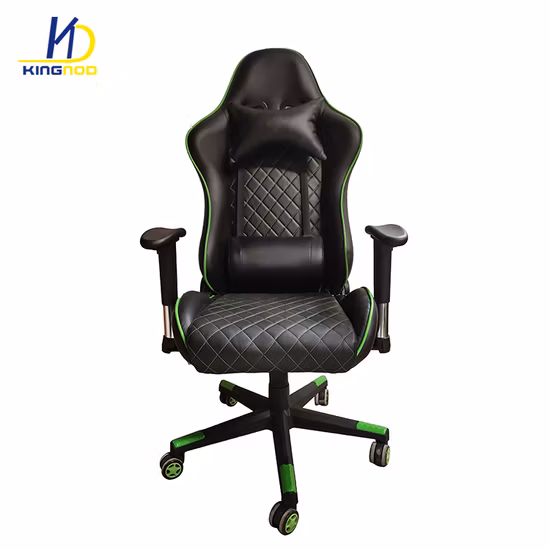 Esport inclinable en cuir PU Racing chaise de bureau pivotante de jeu chaise de course
